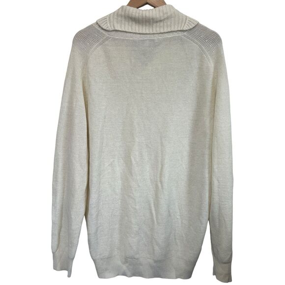 Peter Millar Savona Waffle Popover Shawl Collar Sweater Men’s Size XL - Picture 10 of 12